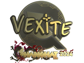 Sticker | vexite (Gold) | Shanghai 2024 image