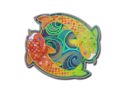 Sticker | Twin Koi (Holo) image
