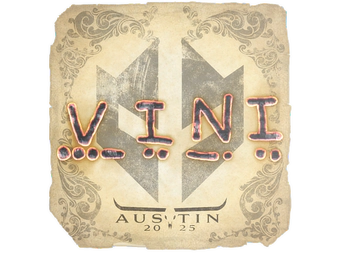 Sticker | VINI | Austin 2025 image
