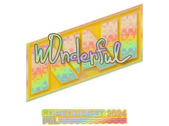 Sticker | w0nderful (Holo) | Copenhagen 2024 image