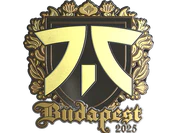 Sticker | fnatic (Gold) | Budapest 2025 image