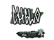 Sticker | chelo (Glitter) | Antwerp 2022 image