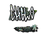 Sticker | chelo (Glitter) | Antwerp 2022 image