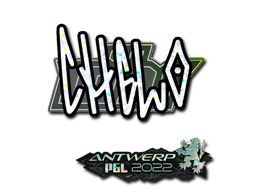 Sticker | chelo (Glitter) | Antwerp 2022 image