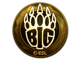 Sticker | BIG (Gold) | Katowice 2019 image