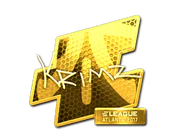 Sticker | KRIMZ (Gold) | Atlanta 2017 image
