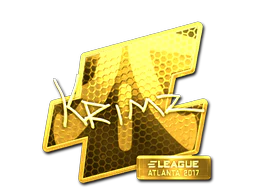 Sticker | KRIMZ (Gold) | Atlanta 2017 image