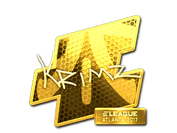 Sticker | KRIMZ (Gold) | Atlanta 2017 image