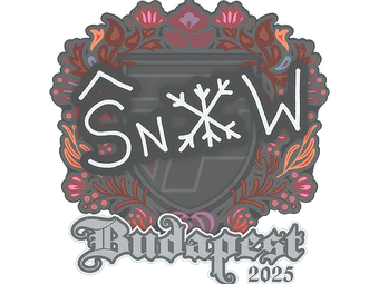 Sticker | snow | Budapest 2025 image
