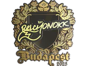Sticker | BELCHONOKK (Gold) | Budapest 2025 image