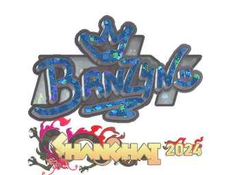 Sticker | brnz4n (Glitter) | Shanghai 2024 image