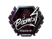 Sticker | Boombl4 (Foil) | London 2018 image