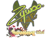 Sticker | ZywOo (Holo) | Shanghai 2024 image