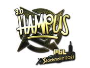 Sticker | hampus (Gold) | Stockholm 2021 image