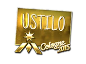 Sticker | USTILO (Gold) | Cologne 2015 image