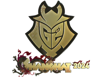 Sticker | G2 Esports (Gold) | Shanghai 2024 image