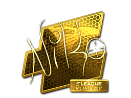Sticker | NiKo (Gold) | Atlanta 2017 image