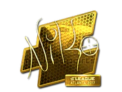Sticker | NiKo (Gold) | Atlanta 2017 image