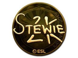 Sticker | Stewie2K (Gold) | Katowice 2019 image