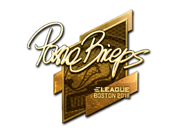 Sticker | pashaBiceps (Gold) | Boston 2018 image