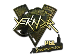 Sticker | YEKINDAR (Gold) | Stockholm 2021 image