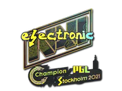 Sticker | electroNic (Holo) | Stockholm 2021 image