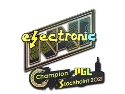 Sticker | electroNic (Holo) | Stockholm 2021 image