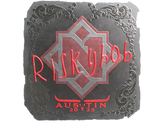 Sticker | riskyb0b (Foil) | Austin 2025