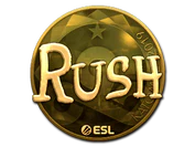 Sticker | RUSH (Gold) | Katowice 2019 image