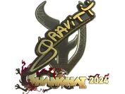 Sticker | Graviti (Gold) | Shanghai 2024 image