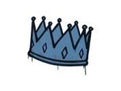 Sealed Graffiti | King Me (Monarch Blue) image