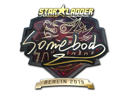 Sticker | somebody (Gold) | Berlin 2019 image