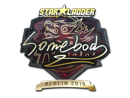 Sticker | somebody (Gold) | Berlin 2019 image