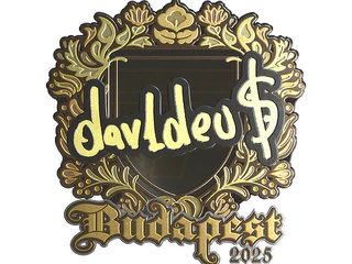 Sticker | dav1deuS (Gold) | Budapest 2025