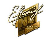 Sticker | flamie (Gold) | Boston 2018 image