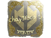 Sticker | chayJESUS (Gold) | Austin 2025 image