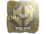 Sticker | chayJESUS (Gold) | Austin 2025 image