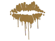 Sealed Graffiti | Kiss (Desert Amber) image