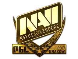 Sticker | Natus Vincere (Gold) | Krakow 2017 image