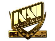 Sticker | Natus Vincere (Gold) | Krakow 2017 image