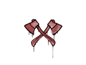 Sealed Graffiti | X-Axes (Blood Red) image
