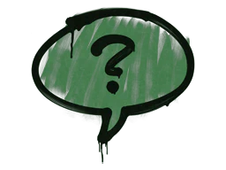 Sealed Graffiti | Question Mark (Jungle Green)