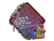 Sticker | juanflatroo (Glitter) | Rio 2022 image