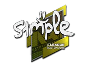Sticker | s1mple | Boston 2018 image