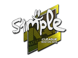 Sticker | s1mple | Boston 2018 image
