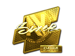 Sticker | SIXER (Gold) | Atlanta 2017 image