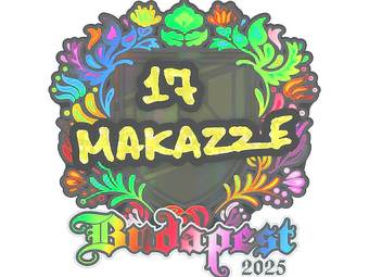 Sticker | makazze (Holo) | Budapest 2025 image