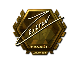 Sticker | Ex6TenZ (Gold) | London 2018 image