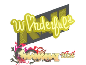 Sticker | w0nderful | Shanghai 2024 image