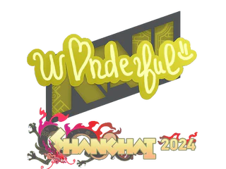 Sticker | w0nderful | Shanghai 2024